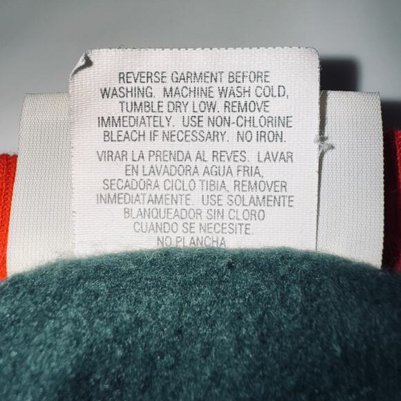 VTG Basic Editions LG Green Crew Boxy Ugly Sweater Holiday Puppy Kitten Winter - Picture 8 of 8